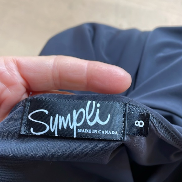 Sympli Go to Classic Tunic long sleeve. Charcoal - Picture 12 of 13